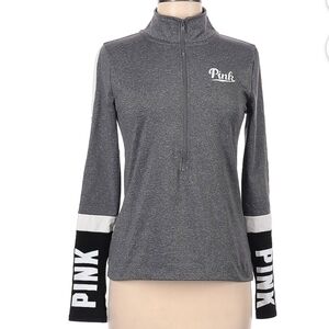 Victoria's Secret Pink Logo Zip-Up Pullover